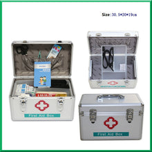 Home medicine box, aluminum alloy medicine box, emergency first aid kit, medicine box, nursing first aid kit