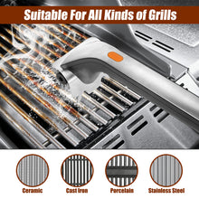 Electric steam barbecue brush Amazon stainless steel wire barbecue brush BBQ grill