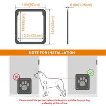 Pet supplies popular dog paw print door anti bite large dog screen window door cat dog door