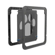 Pet supplies popular dog paw print door anti bite large dog screen window door cat dog door