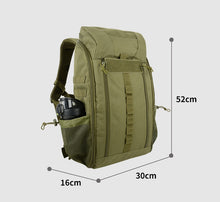 Tactical medical outdoor-to-door riding mountaineering fire emergency supplies package multi-functional wear-resistant Oxford cloth backpack for men