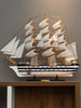 Creative wooden crafts sailboat living room closet decoration, housewarming, education, Mediterranean home decoration, commercial gifts