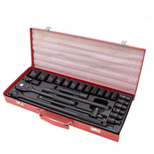 24 sets of red and black iron box shaking F rod sleeve set auto repair set car maintenance