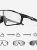 Anti fog color changing riding glasses, windproof sand sports, mountain road cycling, outdoor sports, running glasses