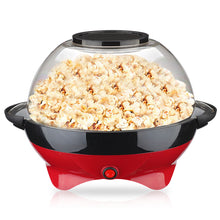 Mini red small round machine, household children's fully automatic popcorn machine, electric non-commercial, can be refueled or sweetened