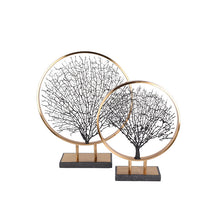 Living room decorations are simple and exquisite. Sea iron tree electroplating, wire drawing, rust proof, moisture-proof metal home decoration, iron art decorations