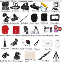 9/10/11/12 accessory set 54 in one waterproof case silicone cover selfie stick filter chest headband