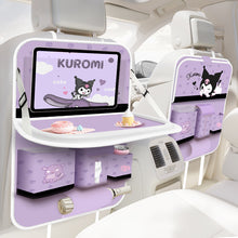 Cartoon fan - Car glove bag/Glove box Car seat back multi-functional hanging bag with desk board tissue storage