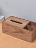 Black walnut tissue box, tea table, living room desktop tissue, remote control storage box, wooden tea table, paper drawer, household use