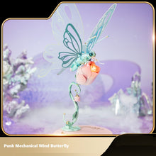 Butterfly punk mechanical DIY assembly model figurine, birthday gift assembly, building block table decoration