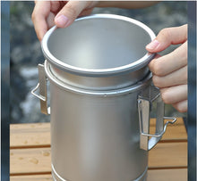 Stainless steel outdoor pot cookware Cooking camping camping steamer portable set pot hanging pot