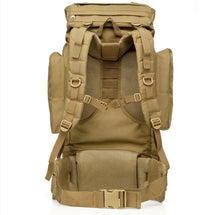 Tactical backpack Men's hiking bag 65L outdoor large capacity camouflage travel bag