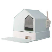 Fully enclosed cat litter box, drawer style oversized house, cat toilet for kittens, splash proof cat litter box, anti sand equipment