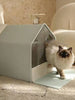 Fully enclosed cat litter box, drawer style oversized house, cat toilet for kittens, splash proof cat litter box, anti sand equipment