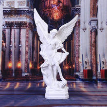 Pure white demon slaying Saint Miller's angel statue ornament Christmas decoration gift resin crafts