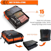 Hot selling 15 cubic feet voltage car roof luggage bag, roof waterproof bag, car