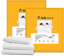 Apexzag Disposable Bedding Sheets for Travel. Universal Size 4 pcs Set