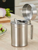 304 thick stainless steel oil pot with dust-proof cover, leak proof oil bottle, soy sauce bottle, vinegar pot, fragrant oil tank, kitchen supplies