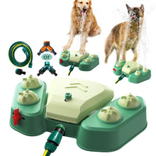 Dog automatic water dispenser, outdoor water spray