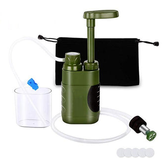 Outdoor individual water purifier, portable filtration purification, ultrafiltration water purification, life field survival, drinking water filter cartridge, straw