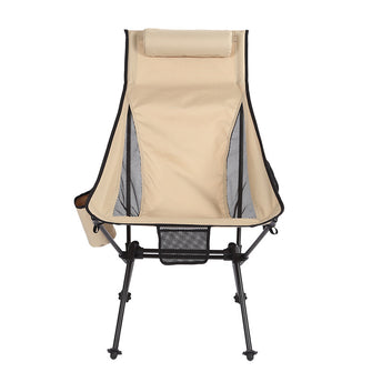 [Aluminum folding chair] Outdoor camping camping chair ultra-light fishing chair portable beach chair leisure folding chair