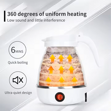 Silicone folding electric kettle travel kettle folding hot kettle household electric kettle automatic electric kettle