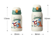 Face children's thermos cup, water cup, baby straw cup, 316 kindergarten boys and girls, elementary school student cup