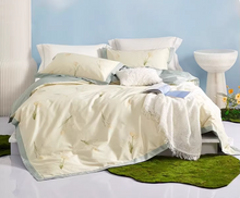 Four piece set of spring and summer bedding, bed sheets, duvet covers, three piece set of all cotton, pure cotton, 100 flagship store