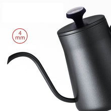 304 coffee hand brewing pot for home use, long mouth, thin mouth, hanging ear, stainless steel outdoor hand brewing coffee pot