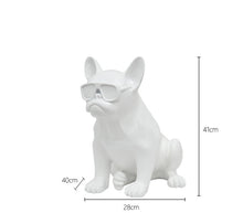 French dogfighting creative decoration pieces selling Nordic wind resin large props home window decoration crafts Bulldog