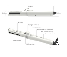 Cross border hot selling three tiered temperature controlled cold air straightener, curling iron straightener, automatic curling iron clip, electric clip for home use