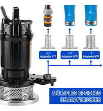 110V stainless steel submersible pump QDX small high lift household well water pumping pump for clean water