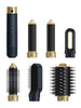 Cross border high-speed six in one hot air comb, electric multifunctional roll straight dual-use hair style fluffy styling hair comb