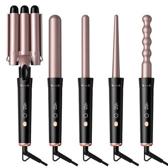 Cross border Amazon curling iron does not harm hair, negative ion large wave home multifunctional curling iron, straight roll dual-use