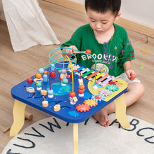 Babebie desktop bead spinning multifunctional game table, early education cognitive teaching toy, music instrument, floor mouse, puzzle class