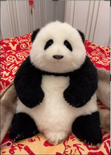 Panda Factory Simulation Giant Panda Fubao Birthday Valentine's Day Gift Doll May Age Cute Orchid and Flower