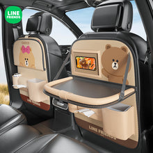 Brown Bear Car Backrest Storage Bag Hanging Bag Car Seat Back Storage Bag Storage Rack Interior Decoration