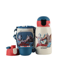 Cup Bear Children's Insulated Cup Intelligent Display Temperature Straw Water Cup Ultraman Co branded Large Capacity Insulated Cup