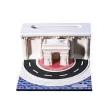 Cross border hot selling 3D 3D memo pad for the Arc de Triomphe in Paris, creative gift paper sculpture architectural ornament, hand torn sticky note