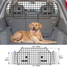 Cross border exclusive car isolation net, pet SUV protective fence, trunk car fence