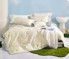 Four piece set of spring and summer bedding, bed sheets, duvet covers, three piece set of all cotton, pure cotton, 100 flagship store