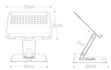 New laptop stand with adjustable and retractable heat dissipation, 360 ° rotating desktop tablet laptop stand