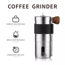 Portable stainless steel manual coffee grinder home office travel with portable grinder washable coffee easy to clean