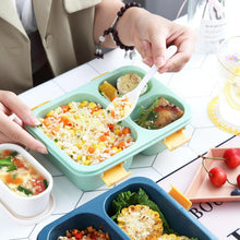 Plastic lunchbox canteen student microwave heating adult office lunch Boxes