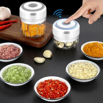 Multifunction Household Kitchen Food Processor USB Rechargeable Electric Mini Onion Vegetable Garlic Chopper Blender