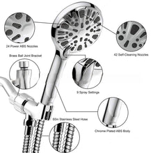 new style for export nine functional hand - held shower set pressurized shower with a function of water a pause