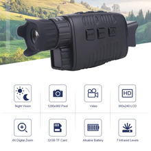 Easy to Operate Long Distance Infrared Day and Night Vision Monocular HD Video and Photo for Hunting