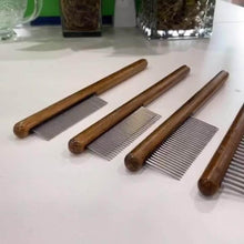 Pet Supplies Manufacturers Comb Pet Solid Wood Comb Pet Cleaning Grooming Flea Comb