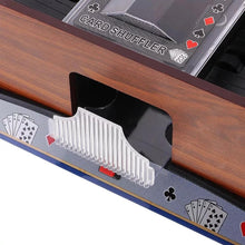 New Casino 2 Deck Wooden Automatic Poker Card Shuffler Machine Playing card shuffler