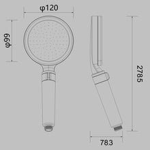 Filter Element Handheld Shower Spray Head With Filter Rod Inside Pressure Increase Handheld Shower Head